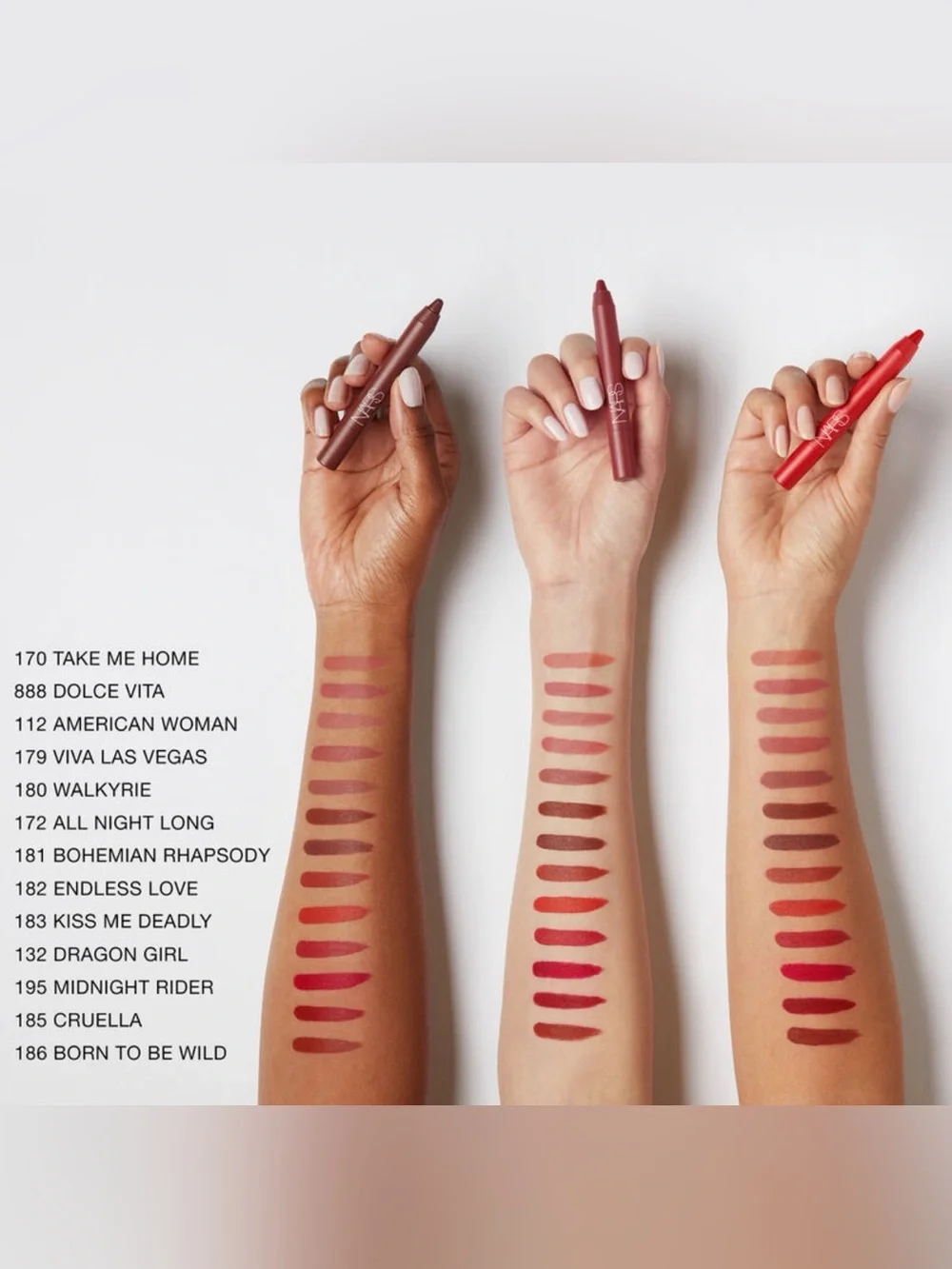 NEW! NARS POWERMATTE HIGH-INTENSITY LIP PENCIL IN CRUELLA